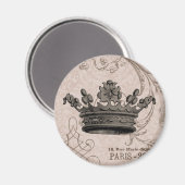 Vintage Krone...Magnet Magnet (Vorderseite/Rückseite)