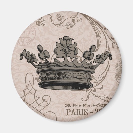 Vintage Krone...Magnet Magnet (Vorne)