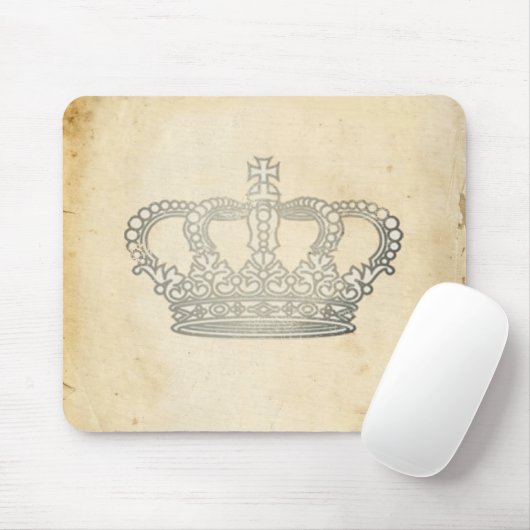Vintage Krone Mousepad (Mit Mouse)