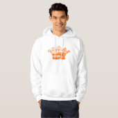 Vintage Krone - Orange Hoodie (Vorne ganz)