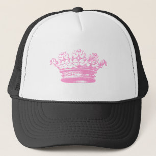 Vintage Krone - Rosa Truckerkappe