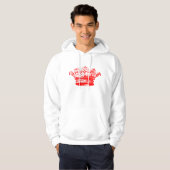 Vintage Krone - Rot Hoodie (Vorne ganz)