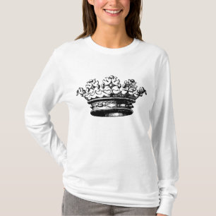 Vintage Krone - Schwarz T-Shirt