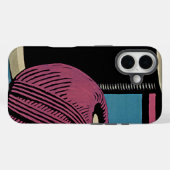 Vintage Kronengard Yarn-Werbung Case-Mate iPhone Hülle (Rückseite (Horizontal))