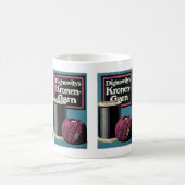 Vintage Kronengard Yarn-Werbung Kaffeetasse (Mittel)
