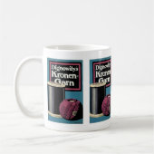 Vintage Kronengard Yarn-Werbung Kaffeetasse (Links)