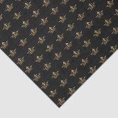 Vintage Kronenmetallic Seidenpapier (Ausschnitt)