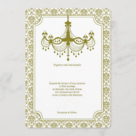 Vintage Kronleuchter-Hochzeit