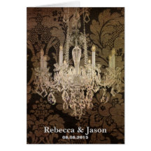 Vintage Kronleuchter-Hochzeit