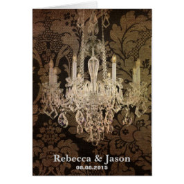 Vintage Kronleuchter-Hochzeit