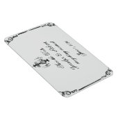 Vintage Kronleuchter Hochzeit speichern das Datum Magnet (Rechte Seite)