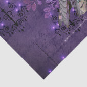 Vintage Kronleuchter und Schmuckstücke aus Eulenbl Seidenpapier (Detail)