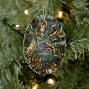 Vintage Kröten und Frösche Batrachia von Ernst Hae Keramik Ornament