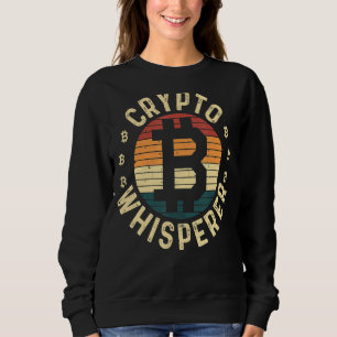 Vintage Kryptowährung Lifestyle Crypto Whisperer Sweatshirt