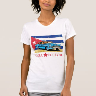 Vintage Kuba Flag Classic Car T-Shirt