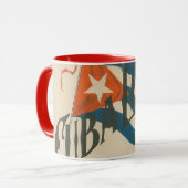 Vintage Kuba-Libre-Reise Tasse (Vorderseite Links)