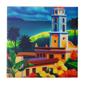 Vintage Kuba-Reise Fliese (Vorderseite)