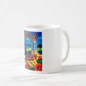 Vintage Kuba-Reise Kaffeetasse (VorderseiteRechts)