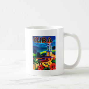 Vintage Kuba-Reise Kaffeetasse