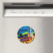 Vintage Kuba-Reise Magnet (In Situ (Geschirrspüler))