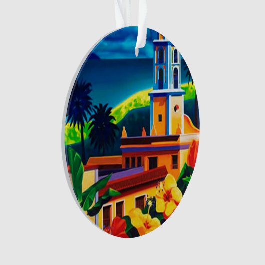 Vintage Kuba-Reise Ornament (Vorderseite)