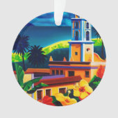 Vintage Kuba-Reise Ornament (Vorderseite)