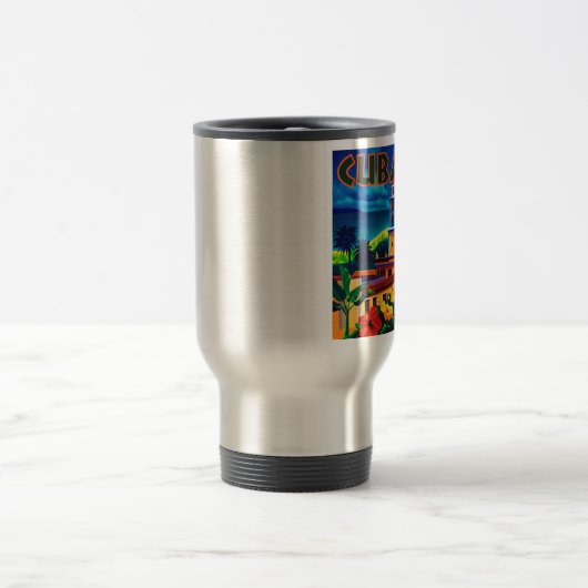Vintage Kuba-Reise Reisebecher (Mittel)