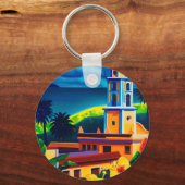 Vintage Kuba-Reise Schlüsselanhänger (Vorderseite)