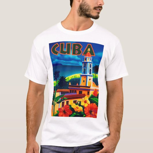 Vintage Kuba-Reise T-Shirt (Vorderseite)