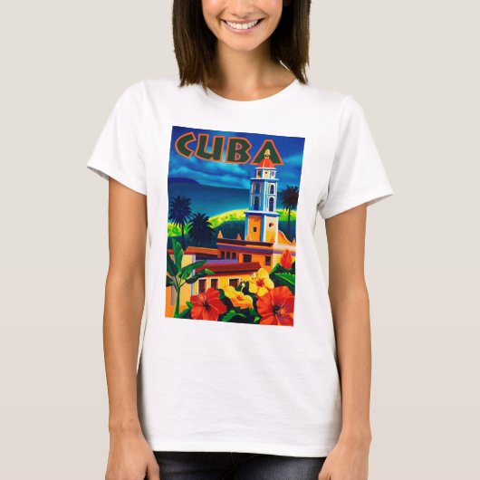 Vintage Kuba-Reise T-Shirt (Vorderseite)
