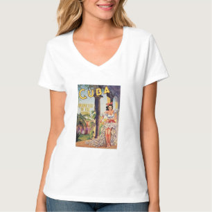 Vintage kubanische Holiday Isle of Tropics T-Shirt