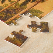 Vintage kubanische Reise - Kuba-Bahn Puzzle (Seite)