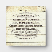 Vintage Küche Fotoplatte (Vorderseite)