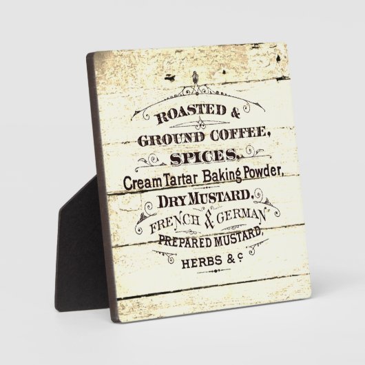 Vintage Küche Fotoplatte (Vorderseite)