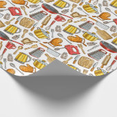 Vintage Küche Geschenkpapier (Ecke)