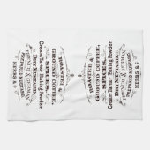 Vintage Küche Geschirrtuch (Horizontal)