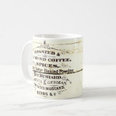Vintage Küche Kaffeetasse (Vorderseite Links)