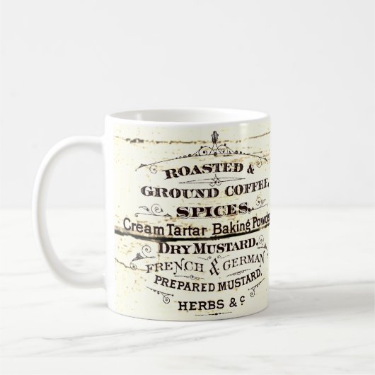 Vintage Küche Kaffeetasse (Links)