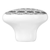 Vintage Küche Keramikknauf (Seitenansicht)