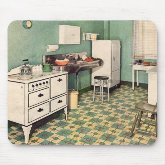 Vintage Küche Mousepad (Vorne)