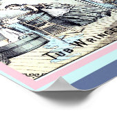 Vintage Küche oder Wäscheservice Zimmer Ad-Art Poster (Ecke)