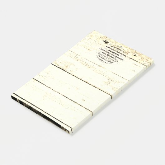 Vintage Küche Post-it Klebezettel (angewinkelt)