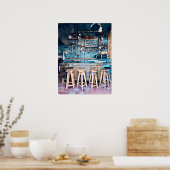 "Vintage Küche" Poster (Küche)