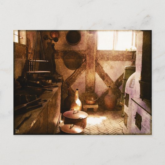 Vintage Küche, Postkarte (Vorderseite)