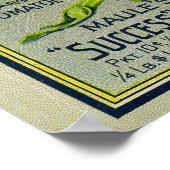 Vintage Küche Tomatensaatgarten Küche Poster (Ecke)