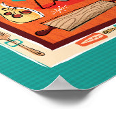 Vintage Küche - Übungskalender Poster (Ecke)