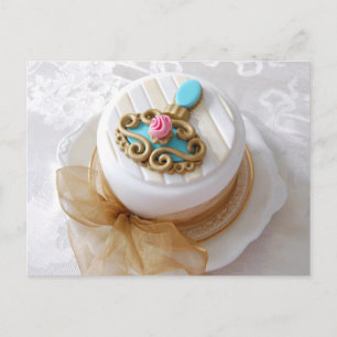 Vintage Kuchen Postkarte