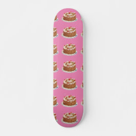 Vintage Kuchen Süßigkeiten Geburtstag Rosa Party Skateboard