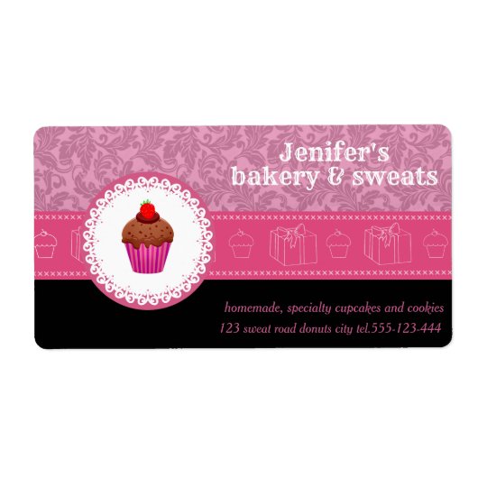 Vintage Kuchen und Kekse, feuerrosa (Vorne)