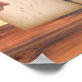 Vintage Küchenchenkuppler Poster (Ecke)